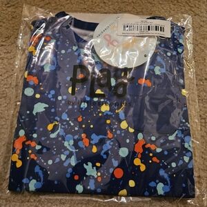 Play by Little Sleepies Paint Party Pocket Long Sleeve Tee Infant Toddler 18-24M